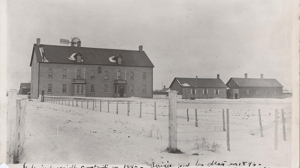 Une photo d'archives de l'école industrielle de Saint-Boniface