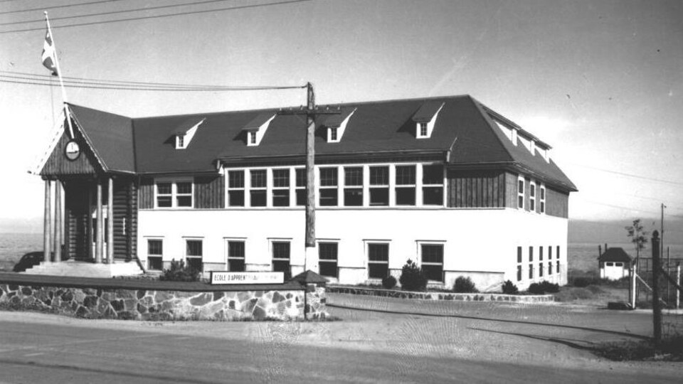 Le bâtiment en 1948.