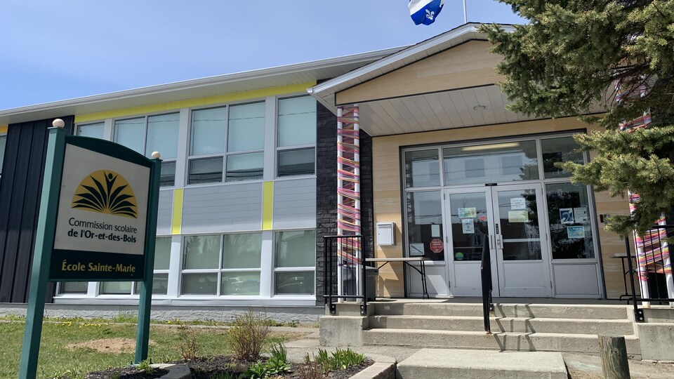 L'école primaire Sainte-Marie, à Val-d'Or.
