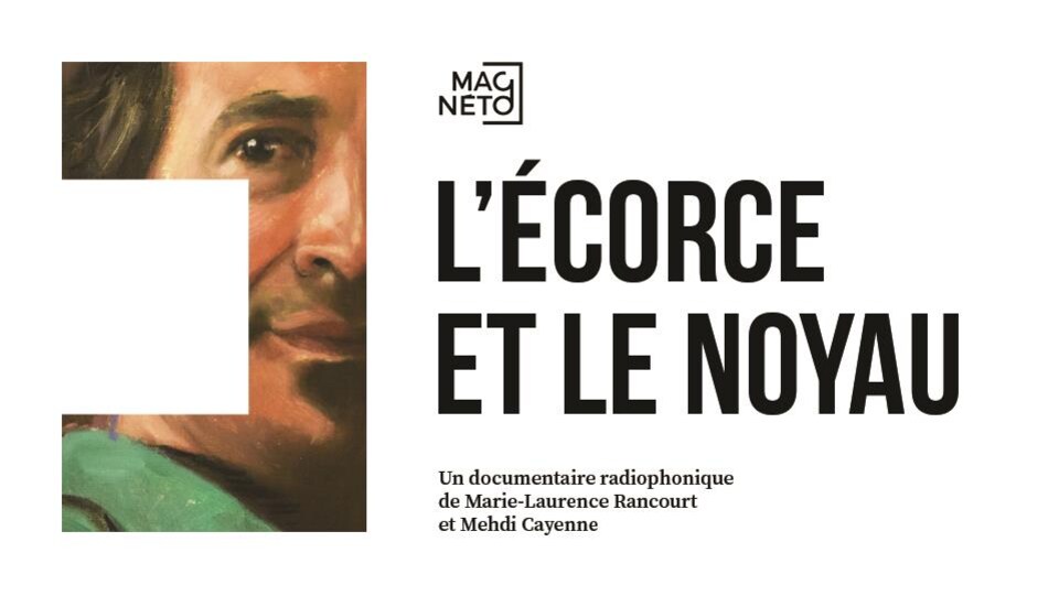 Le titre L'écorce et le noyau et un visage