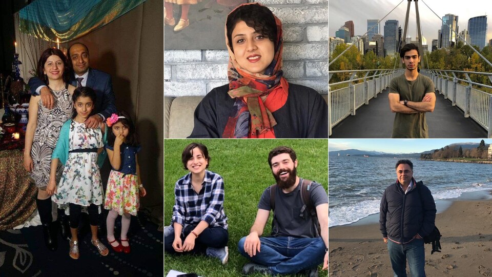 Montage de photos des victimes albertaines.