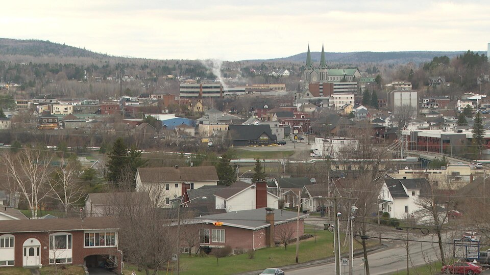 Paysage d'Edmundston.