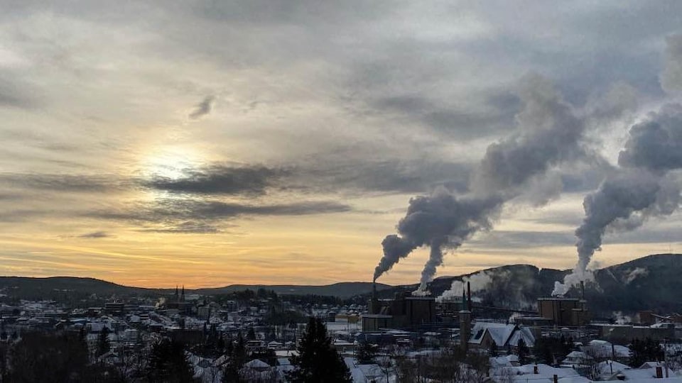 La ville d'Edmundston.