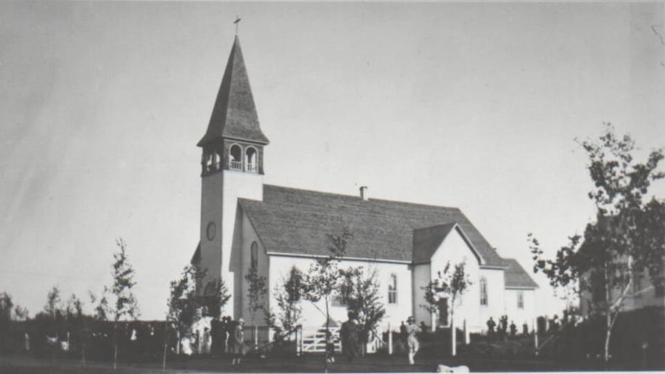 L'église de Bonne Madone en 1926.