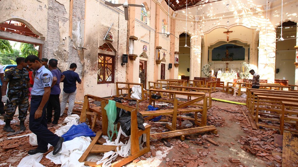 Une église a été soufflée par une violente explosion.
