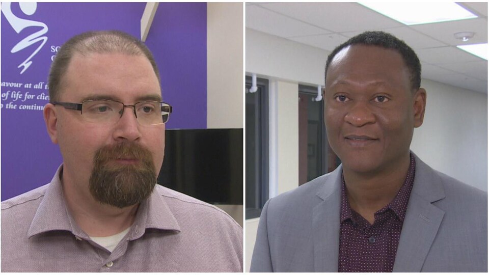 Denis Simard et Alpha Barry