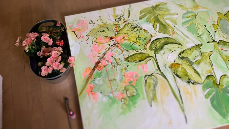 Une oeuvre de Marie-Claude Lord.