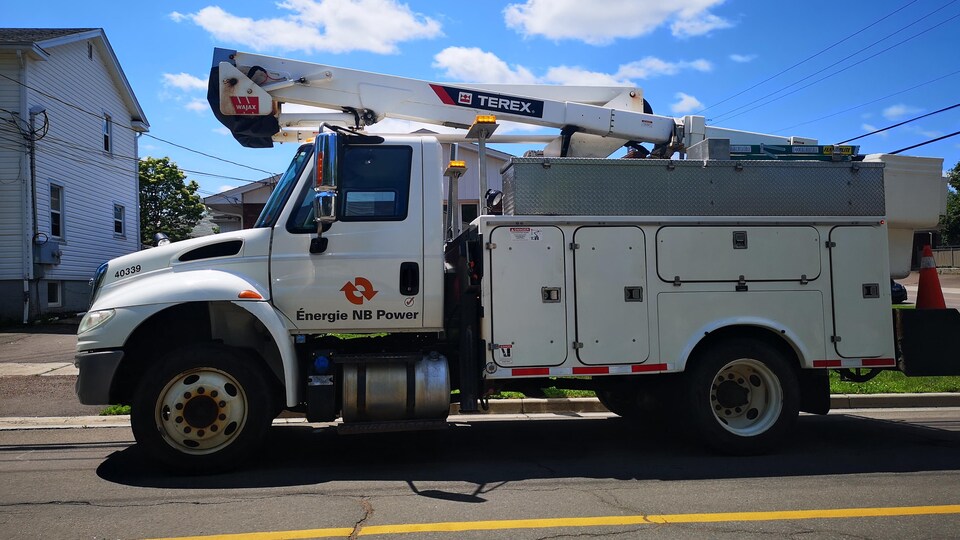 Un camion d'Énergie NB.