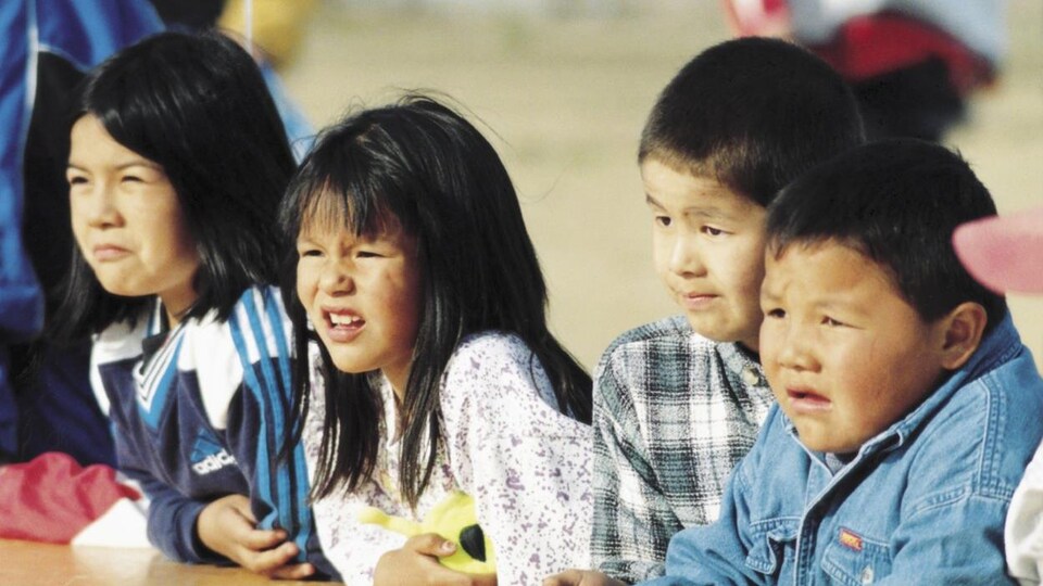 Des enfants atikamekw.