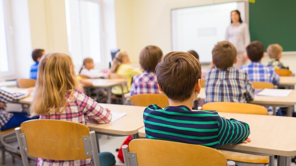 Photo d'élèves en classe.