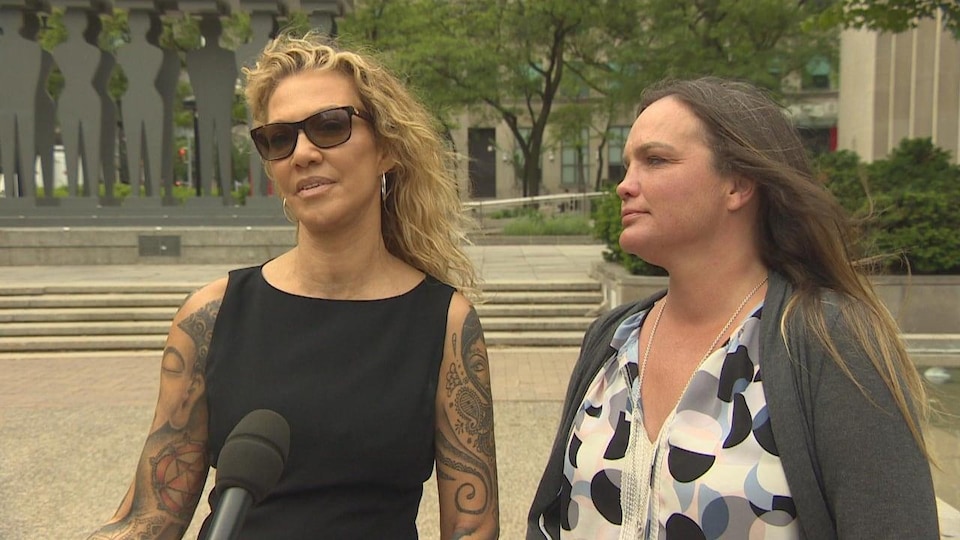 Ms. Murdock and English were talking to a reporter.