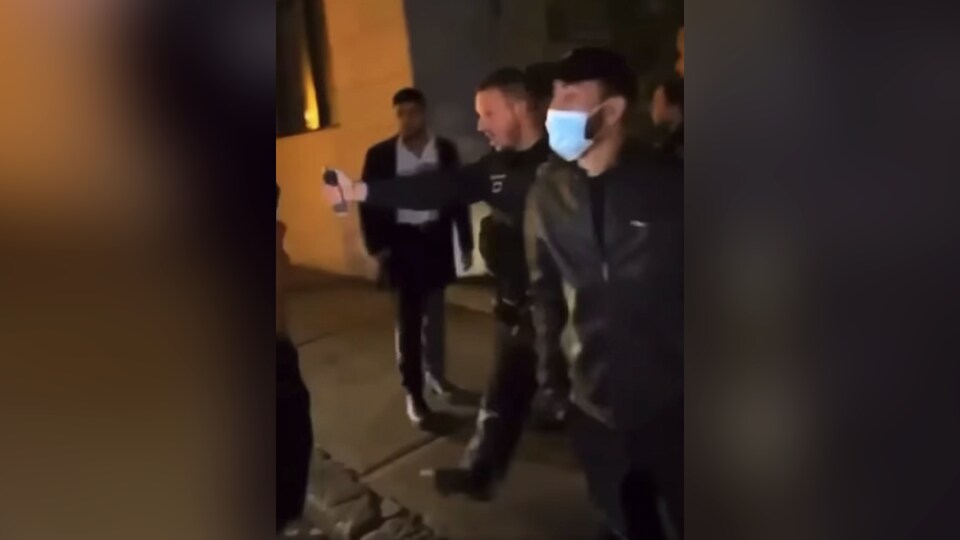 Capture d'écran de la vidéo qui circule sur Facebook.