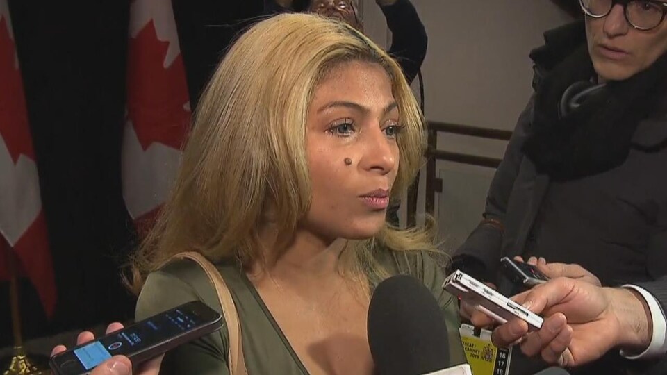 Ensaf Haidar a rencontré Justin Trudeau
