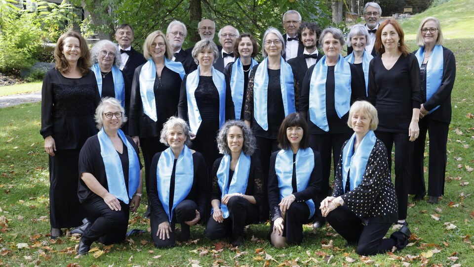 L'ensemble vocal Massawippi.