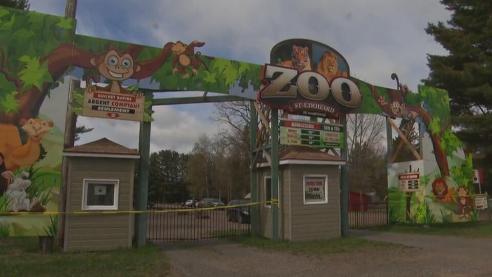 Guérite à l'entrée du Zoo de Saint-Édouard