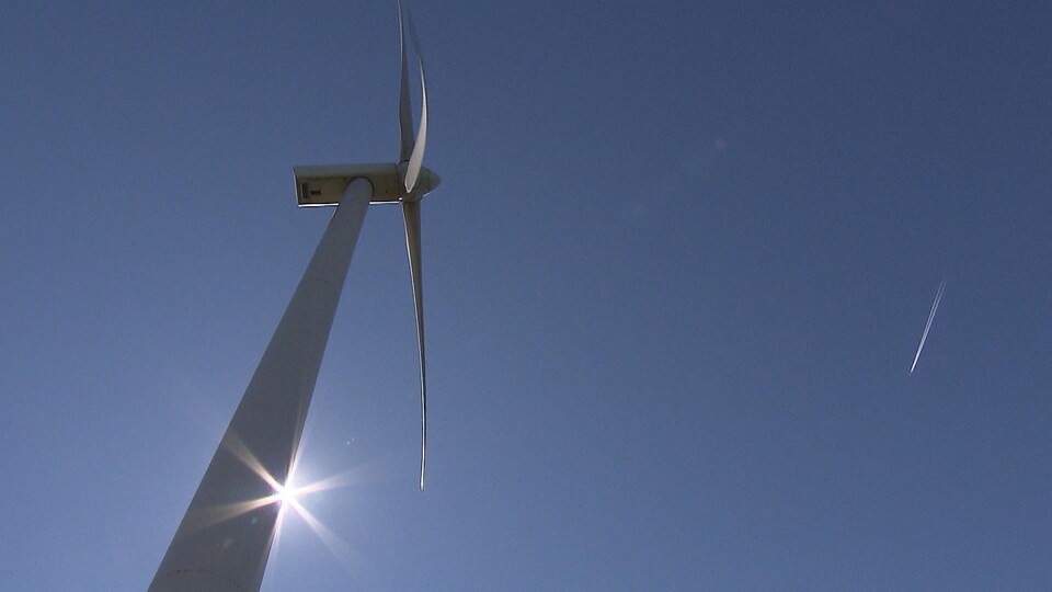 Éolienne en Gaspésie