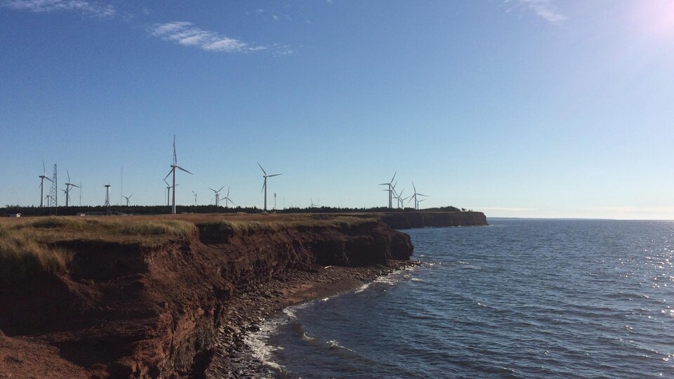 Des éoliennes à North Cape, près de Tignish, à l'Île-du-Prince-Édouard 