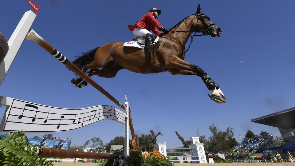 Éric Lamaze en action à Rio