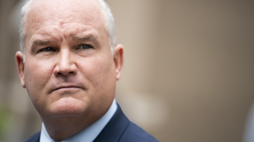Plan rapproché d'Erin O'Toole.