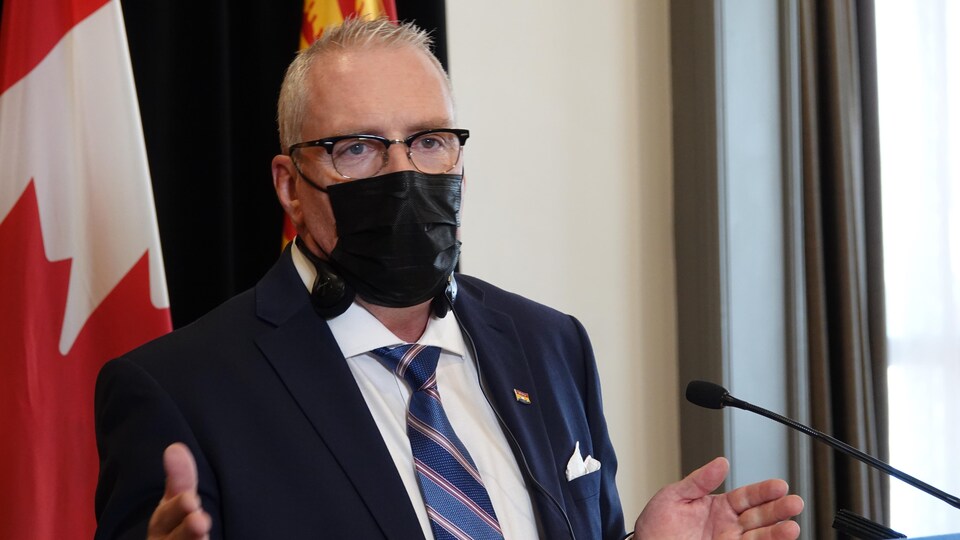 Le ministre des Finances du Nouveau-Brunswick, Ernie Steeves.