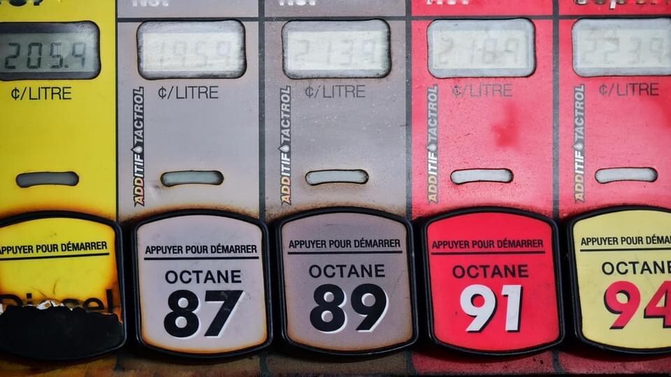 Une pompe à essence.