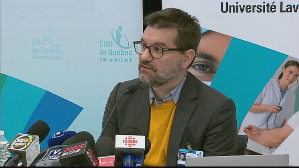 Alexis Turgeon, médecin spécialiste en soins intensifs à l'Hôpital de l'Enfant-Jésus du CHU de Québec-Université Laval