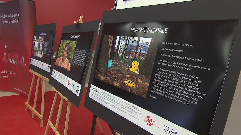 Quelques photos présentées dans le cadre de l'exposition Photovoice, à l'Institution Kiuna.