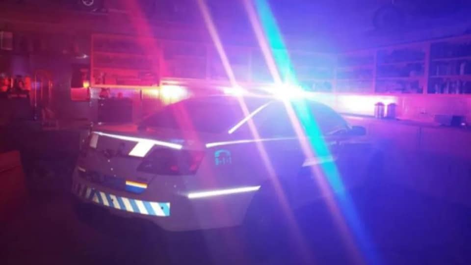 The photo of the vehicle was taken in the dark with the lights on.