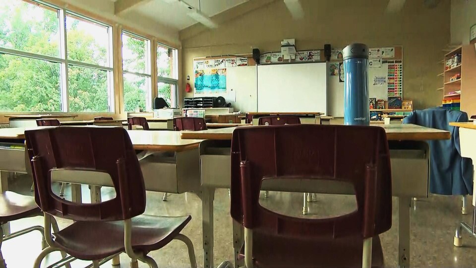 Une classe vide.