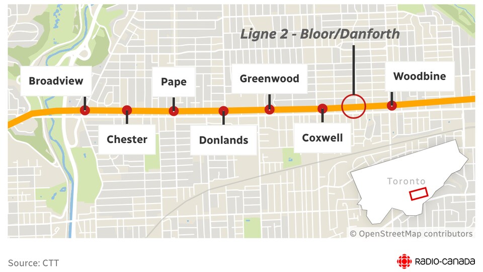 7 stations de métro fermées pour le week-end à Toronto | Radio-Canada.ca