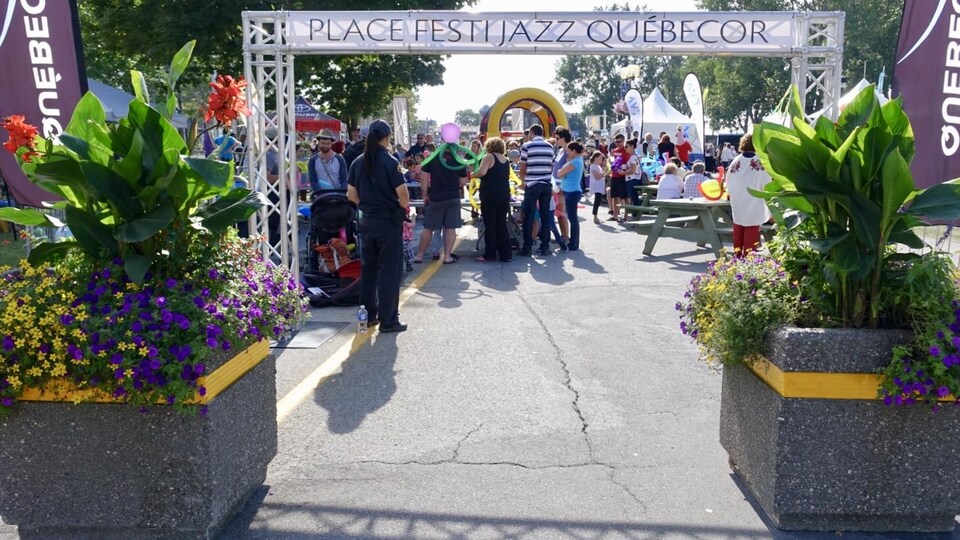 Après-midi familial sur le site du Festi Jazz de Rimouski.