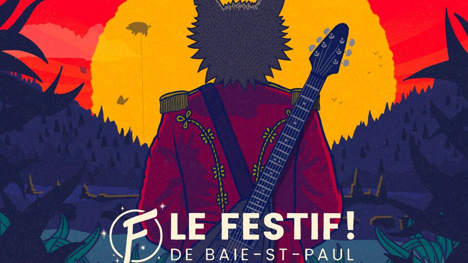 L'affiche du festival avec la liste des artistes invités.