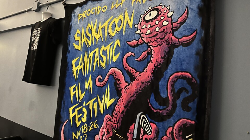 L'affiche du Festival du film fantastique de Saskatoon 2022.