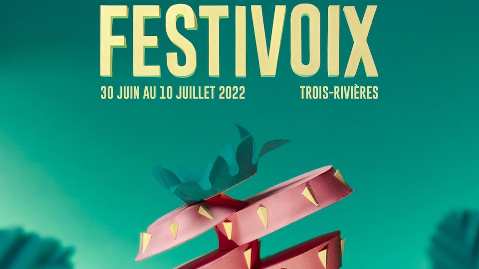 Affiche du Festivoix annonçant le festival du 30 juin au 10 juillet 2022.