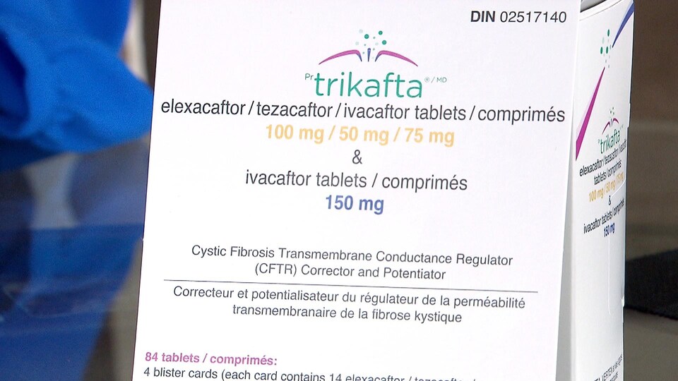 Une boîte du médicament Trikafta.