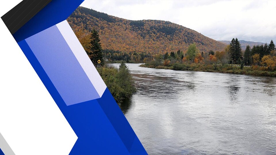 La rivière Jacques-Cartier en automne.