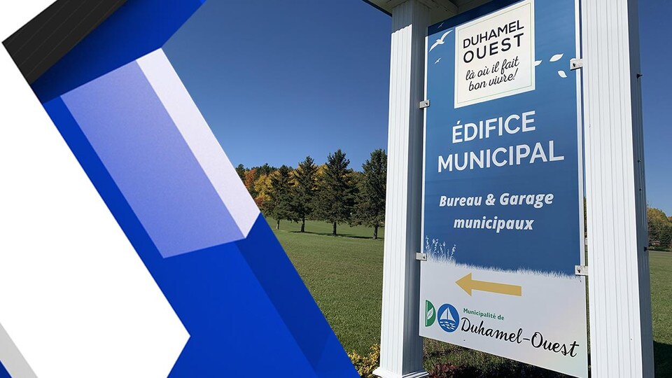 L'édifice municipal de Duhamel-Ouest.