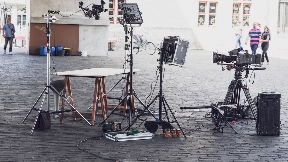 Un plateau de tournage.