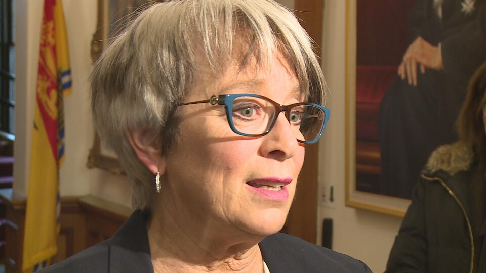Cathy Rogers à l'Assemblée législative