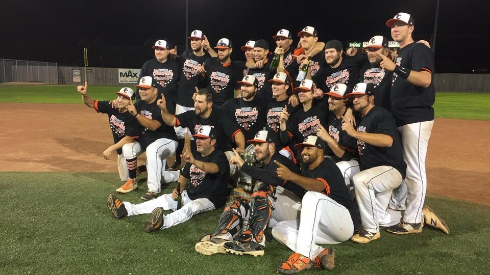 Les Fisher Cats de Moncton sont champions de la ligue de baseball senior du Nouveau-Brunswick.