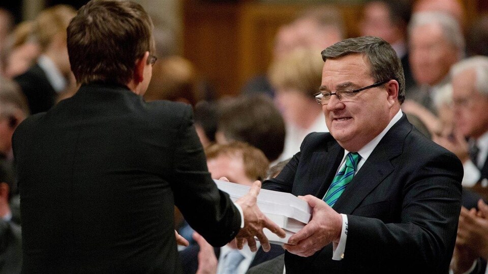 Jim Flaherty à la Chambre des communes.