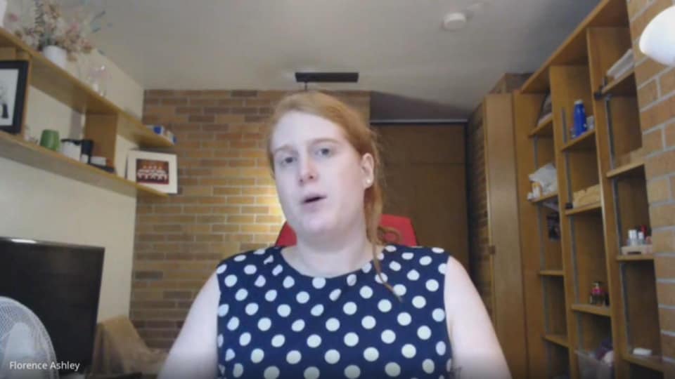 Florence Ashley Paré en entrevue.