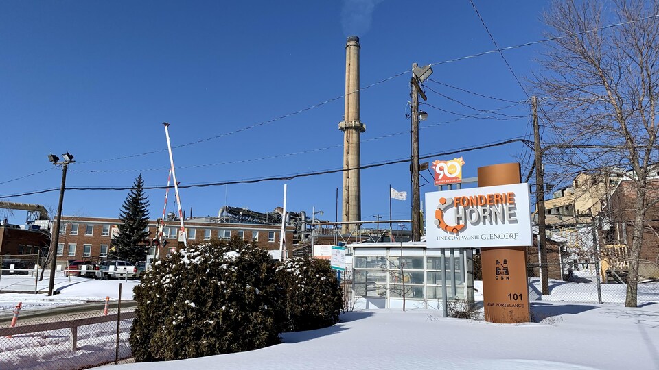 La Fonderie Horne à Rouyn-Noranda.