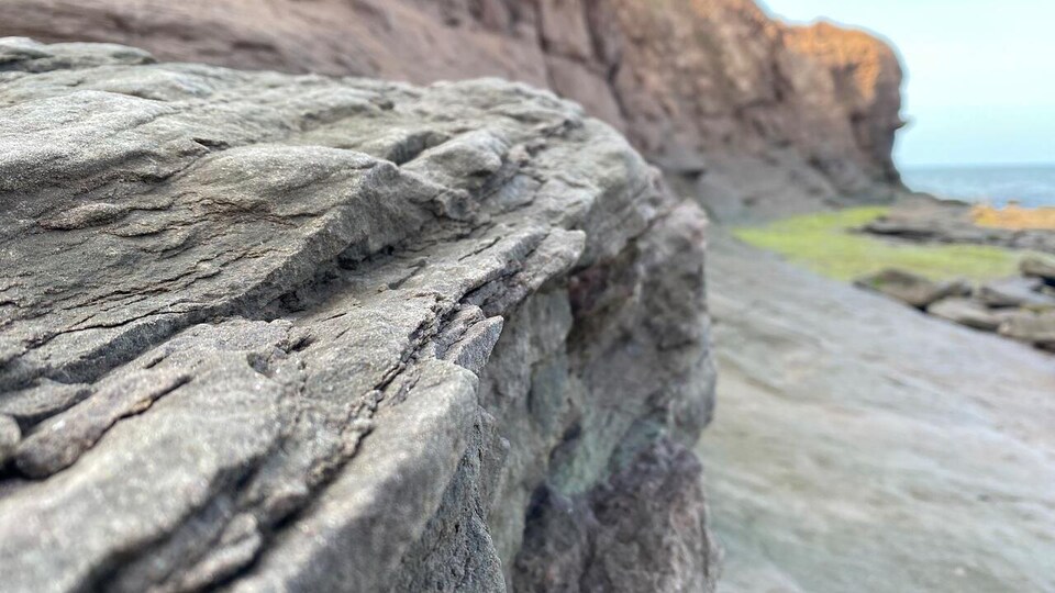 Une falaise de l'Île-du-Prince-Édouard.