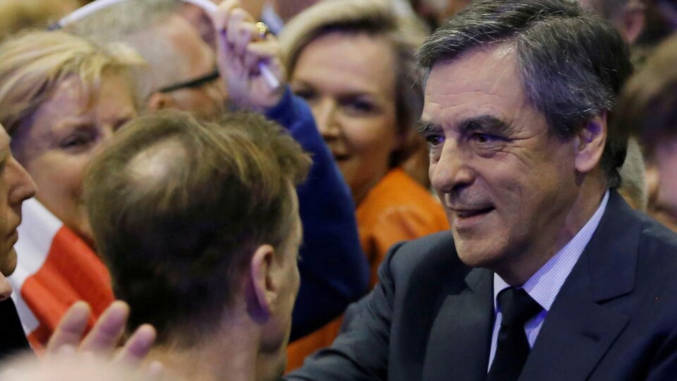 Le candidat à la présidentielle française François Fillon