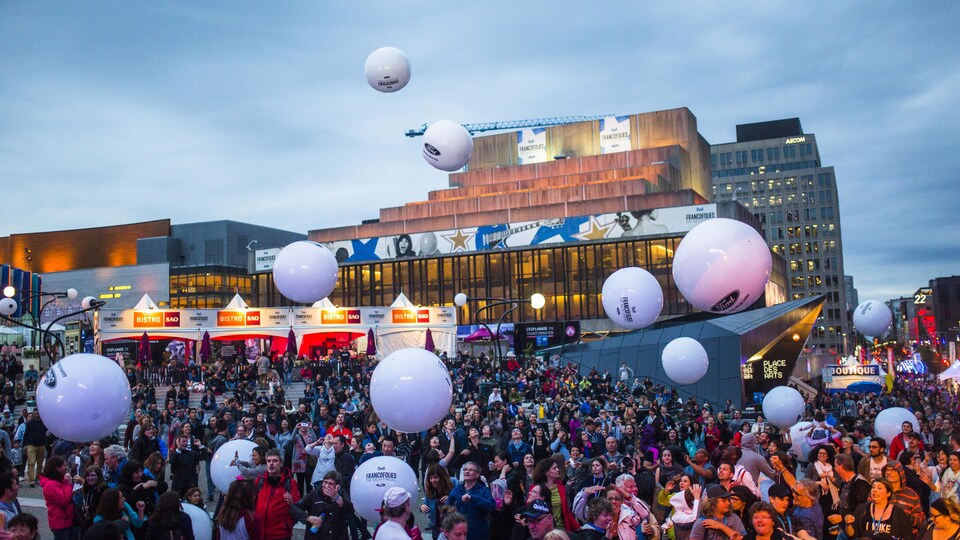 Le public montréalais est venu nombreux le 16 juin 2017 aux FrancoFolies.