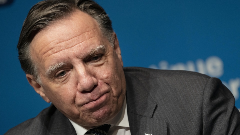 Portrait de François Legault.