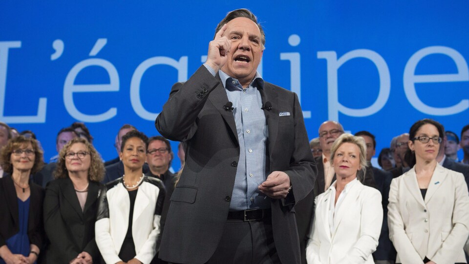 Le chef de la CAQ François Legaul
