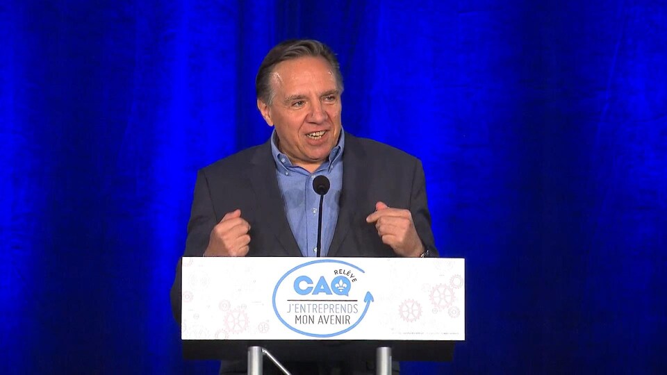 Le chef de la Coalition avenir Québec, François Legault