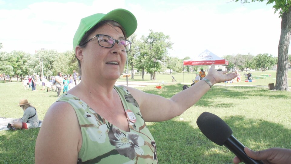 Valerie Williamme au parc Provencher.